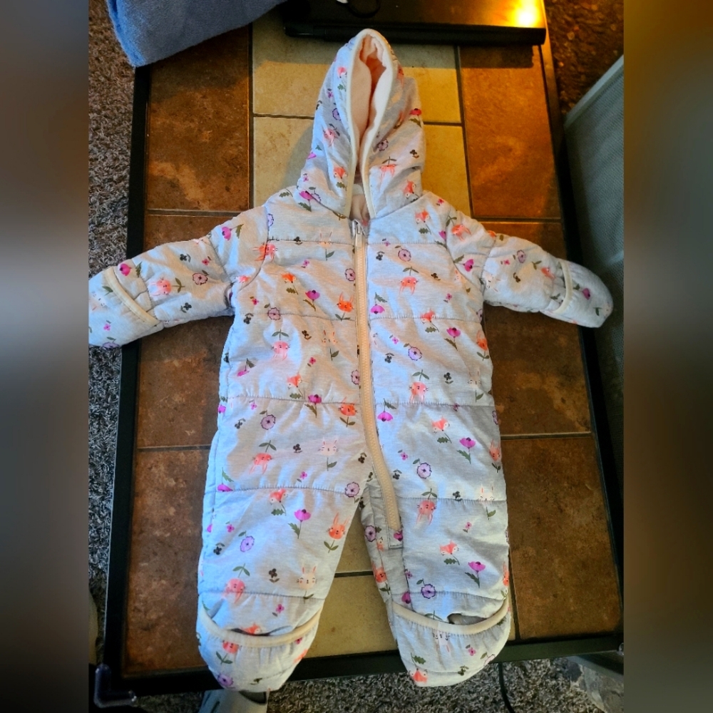 Carter's 3-6mo winter onsie